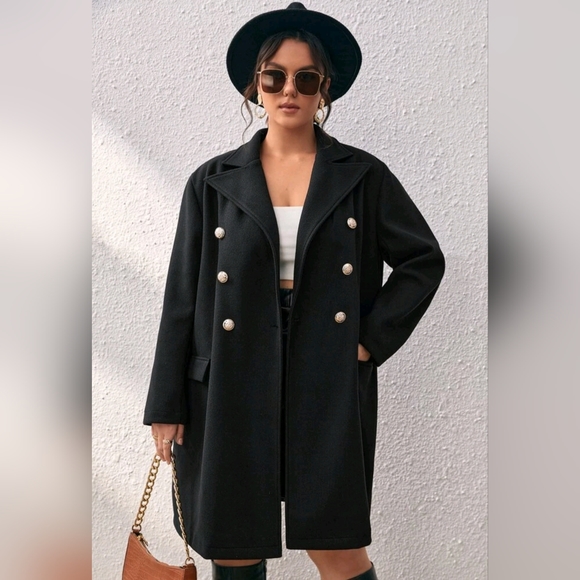 Double-breasted coat - Picture 7 of 15